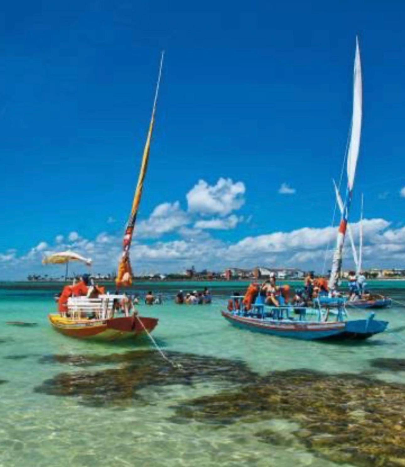 شقة Flat Beira-Mar, Novo! Maceió المظهر الخارجي الصورة